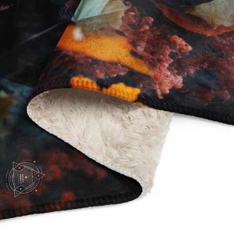 About my Brain Institute Blankets Owl Spirit Animal Sherpa Blanket