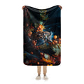 About my Brain Institute Blankets Owl Spirit Animal Sherpa Blanket