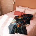 About my Brain Institute Blankets Owl Spirit Animal Sherpa Blanket