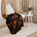 About my Brain Institute Blankets Ox Spirit Animal Sherpa Blanket