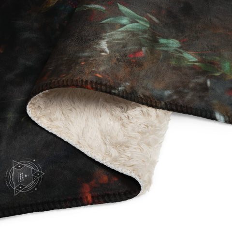 About my Brain Institute Blankets Panther Spirit Animal Sherpa Blanket
