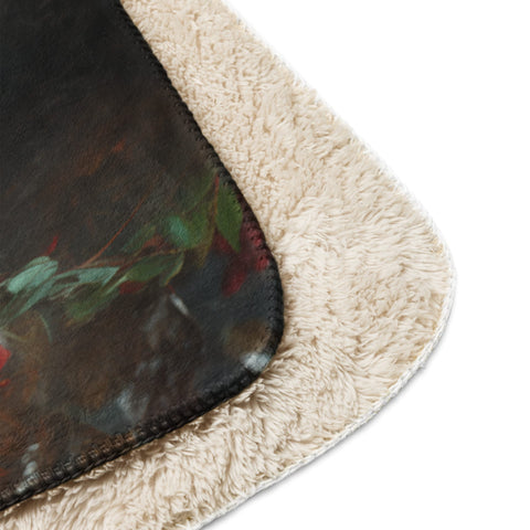 About my Brain Institute Blankets Panther Spirit Animal Sherpa Blanket