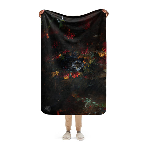 About my Brain Institute Blankets Panther Spirit Animal Sherpa Blanket
