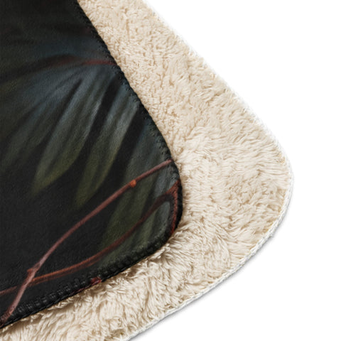 About my Brain Institute Blankets Parrot Spirit Animal Sherpa Blanket