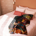 About my Brain Institute Blankets Parrot Spirit Animal Sherpa Blanket