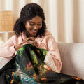 About my Brain Institute Blankets Peacock Spirit Animal Sherpa blanket