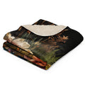 About my Brain Institute Blankets Peacock Spirit Animal Sherpa blanket