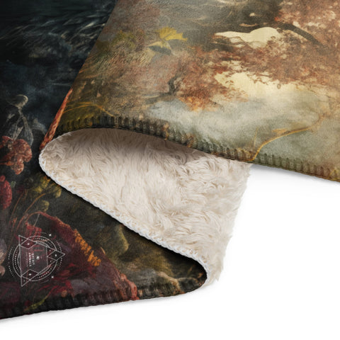 About my Brain Institute Blankets Polar Bear Spirit Animal Sherpa Blanket