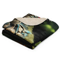 About my Brain Institute Blankets Quetzal Spirit Animal Sherpa Blanket