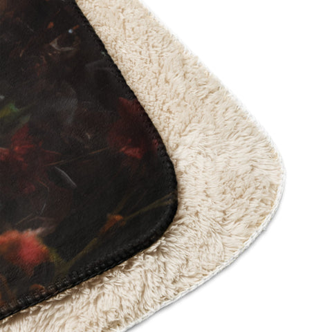 About my Brain Institute Blankets Raccoon Spirit Animal Sherpa Blanket