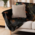 About my Brain Institute Blankets Raccoon Spirit Animal Sherpa Blanket