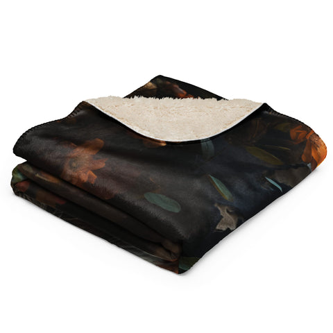 About my Brain Institute Blankets Raccoon Spirit Animal Sherpa Blanket