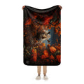 About my Brain Institute Blankets Rhinoceros Spirit Animal Sherpa Blanket