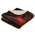 About my Brain Institute Blankets Rhinoceros Spirit Animal Sherpa Blanket