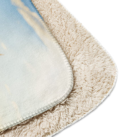 About my Brain Institute Blankets Rooster Spirit Animal Sherpa Blanket