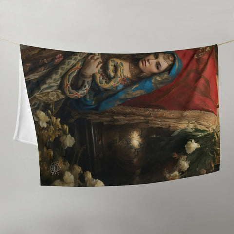 About my Brain Institute Blankets Sahmeran Goddess Throw Blanket