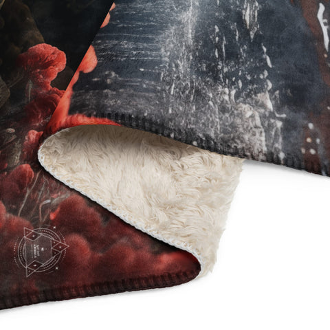 About my Brain Institute Blankets Salmon Spirit Animal Sherpa Blanket