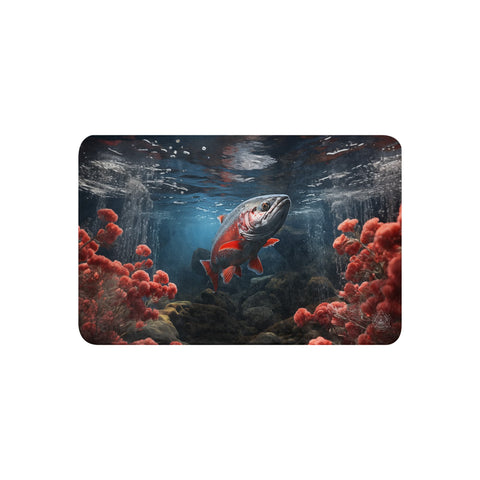 About my Brain Institute Blankets Salmon Spirit Animal Sherpa Blanket