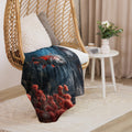 About my Brain Institute Blankets Salmon Spirit Animal Sherpa Blanket