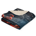About my Brain Institute Blankets Salmon Spirit Animal Sherpa Blanket