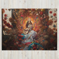 About my Brain Institute Blankets Saraswati Goddess Throw Blanket