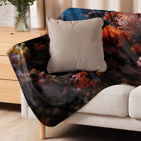About my Brain Institute Blankets Sea Turtle Spirit Animal Sherpa Blanket