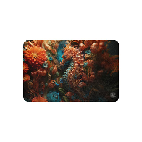 About my Brain Institute Blankets Seahorse Spirit Animal Sherpa blanket