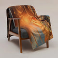 About my Brain Institute Blankets Sekhmet Goddess Throw Blanket
