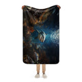 About my Brain Institute Blankets Shark Spirit Animal Sherpa Blanket