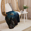 About my Brain Institute Blankets Shark Spirit Animal Sherpa Blanket