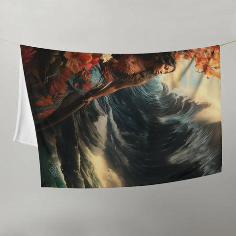 About my Brain Institute Blankets Sina-Uli Goddess Throw Blanket
