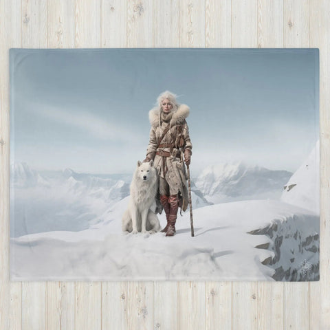 About my Brain Institute Blankets Skadi Goddess Throw Blanket