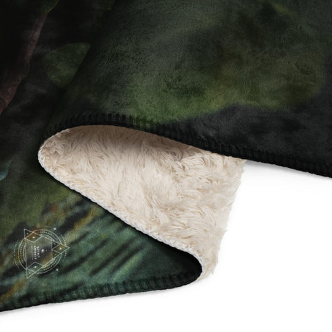 About my Brain Institute Blankets Snake Spirit Animal Sherpa Blanket