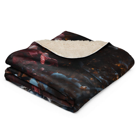 About my Brain Institute Blankets Snow Leopard Spirit Animal Sherpa Blanket