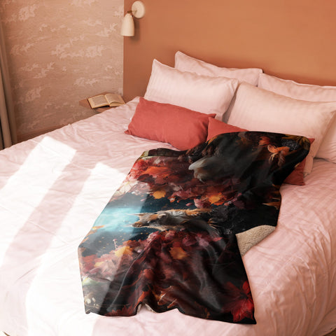 About my Brain Institute Blankets Squirrel Spirit Animal Sherpa Blanket