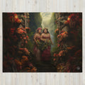 About my Brain Institute Blankets Taema & Tilafaiga Goddesses Throw Blanket
