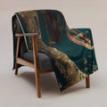 About my Brain Institute Blankets Tanit Goddess Throw Blanket