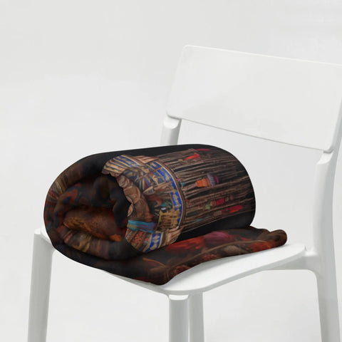 About my Brain Institute Blankets Ungnyeo Goddess Throw Blanket