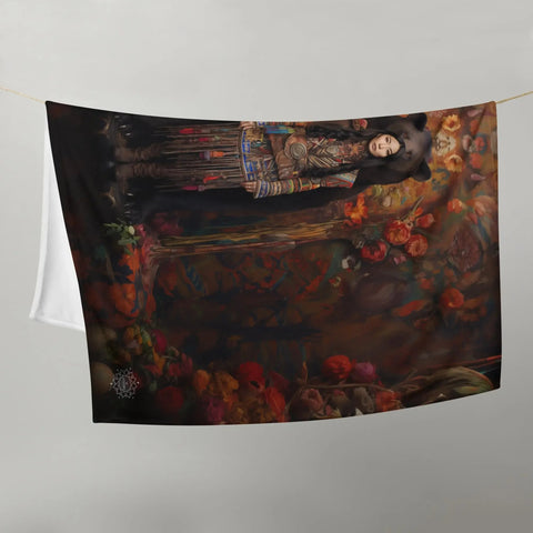 About my Brain Institute Blankets Ungnyeo Goddess Throw Blanket