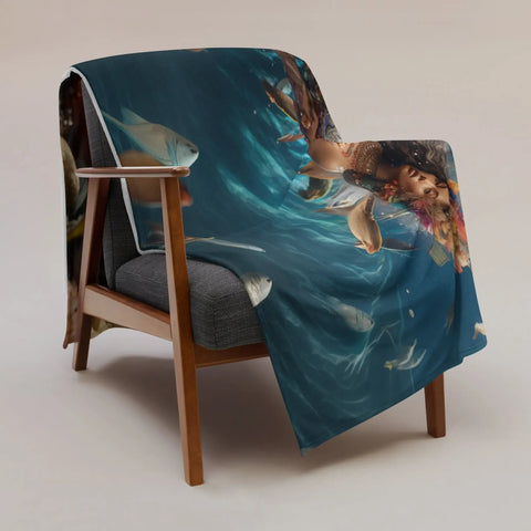 About my Brain Institute Blankets Vairaumati Goddess Throw Blanket