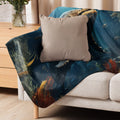 About my Brain Institute Blankets Whale Spirit Animal Sherpa Blanket