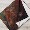 About my Brain Institute Blankets White Buffalo Calf Woman Goddess Throw Blanket