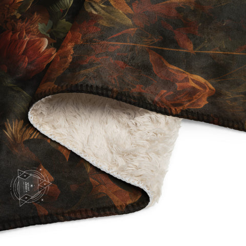 About my Brain Institute Blankets Wolf Spirit Animal Sherpa Blanket