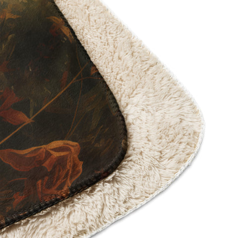 About my Brain Institute Blankets Wolf Spirit Animal Sherpa Blanket