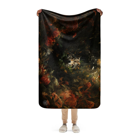 About my Brain Institute Blankets Wolf Spirit Animal Sherpa Blanket