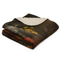About my Brain Institute Blankets Wombat Spirit Animal Sherpa Blanket
