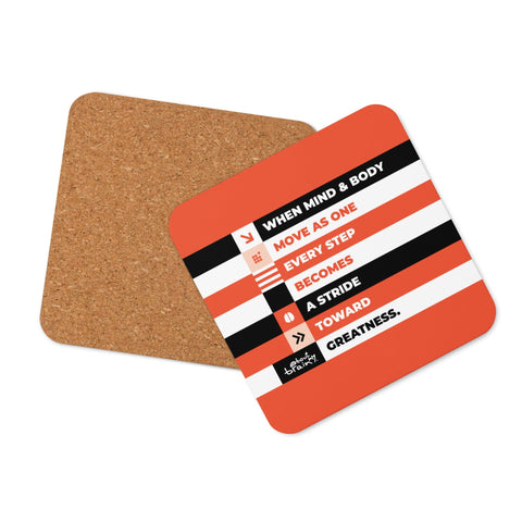 About my Brain Institute Coasters Heart 2 Heart Integration Cork-Back Coaster