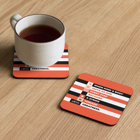 About my Brain Institute Coasters Heart 2 Heart Integration Cork-Back Coaster