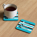 About my Brain Institute Coasters Heart 2 Heart Intuition Cork-Back Coaster