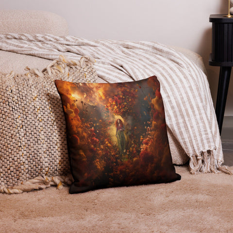 About my Brain Institute Cushion Covers 18″×18″ Brigid Goddess Cushion Covers